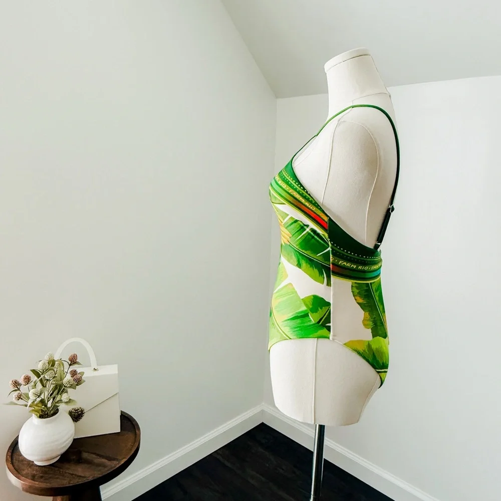 Farm Rio Fresh Forest One Piece Swimsuit - Picture 5 of 10